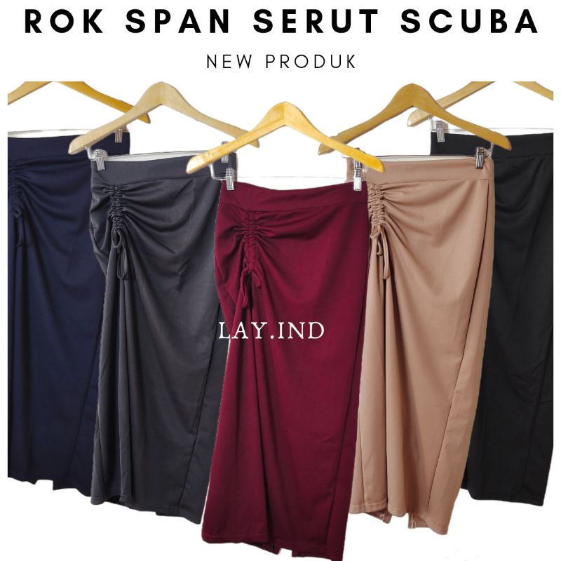 Rok Span Scuba Serut