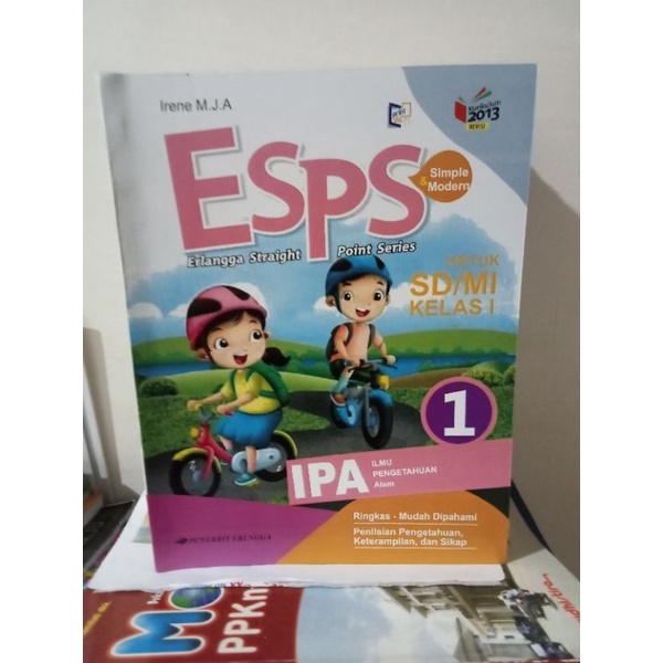 buku esps IPA kelas 1 SD Erlangga