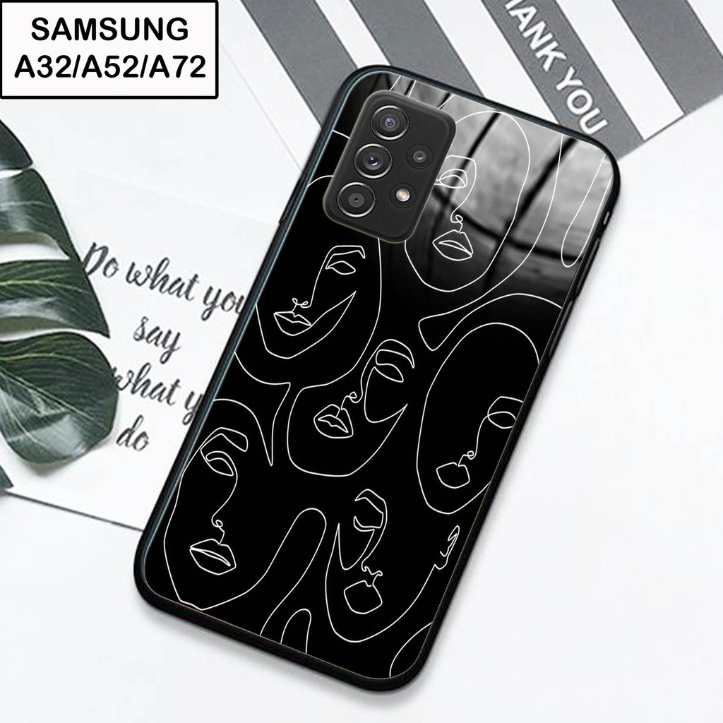 [S115] Softcase glass kaca SAMSUNG A32 A52 A72 (SoftCase Glass Kaca) SAMSUNG A52 A32 A72