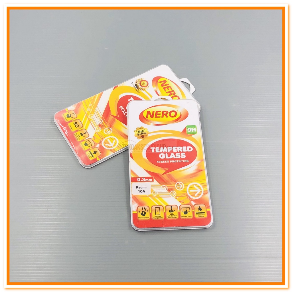 Tempered Glass Xiaomi Redmi 10A Anti Gores Kaca Redmi 10A Tempered Glass Nero