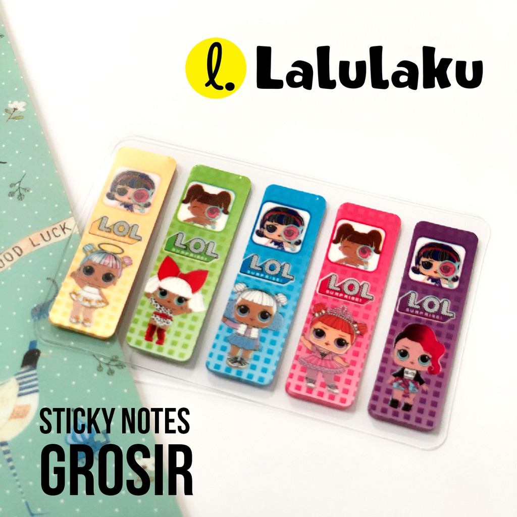 

STICKY NOTES PLASTIK STICK MARKER / PEMBATAS BUKU HALAMAN