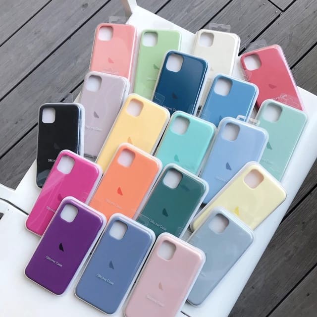 IPHONE 13 PRO MAX 13 MINI OFFICIAL SILICONE SOFT CASE LOGO