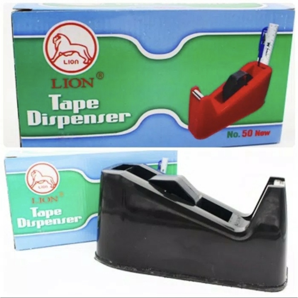

Hsw- TAPE DISPENSER ISOLASI LION NO 50 NEW TEMPAT ISOLATIP LION