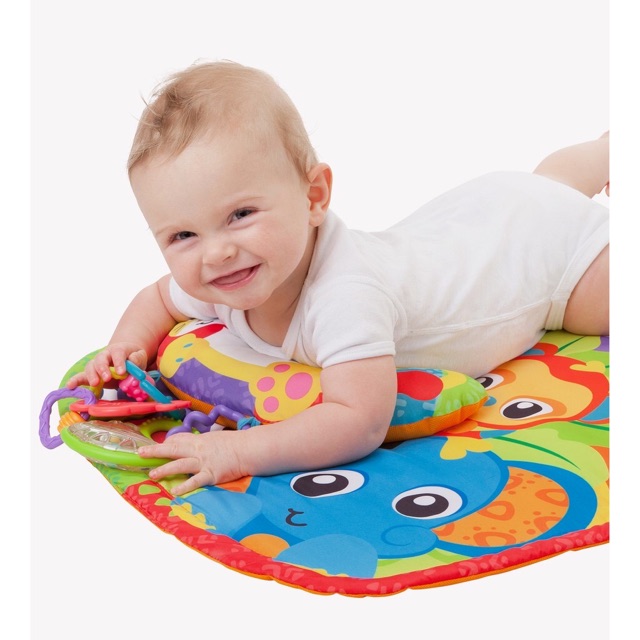 Playgro Zoo Play Time Tummy Mat &amp; Pillow