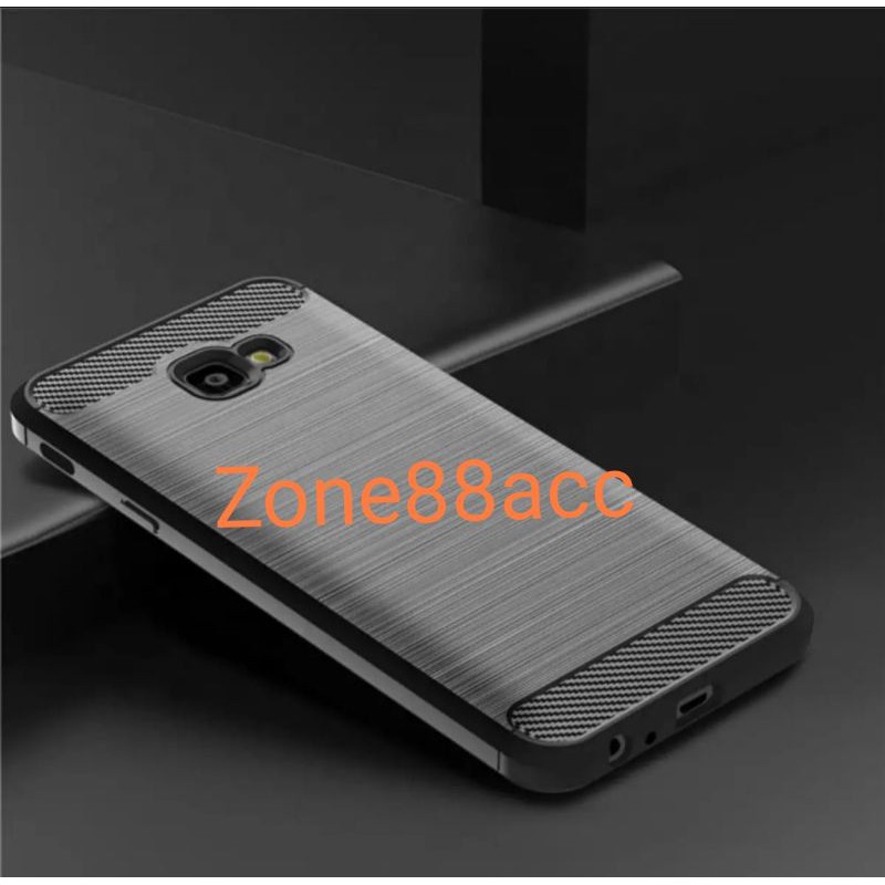 Silicon Case SAMSUNG J4 Plus Softcase iPAKY Carbon Casing Cover TPU