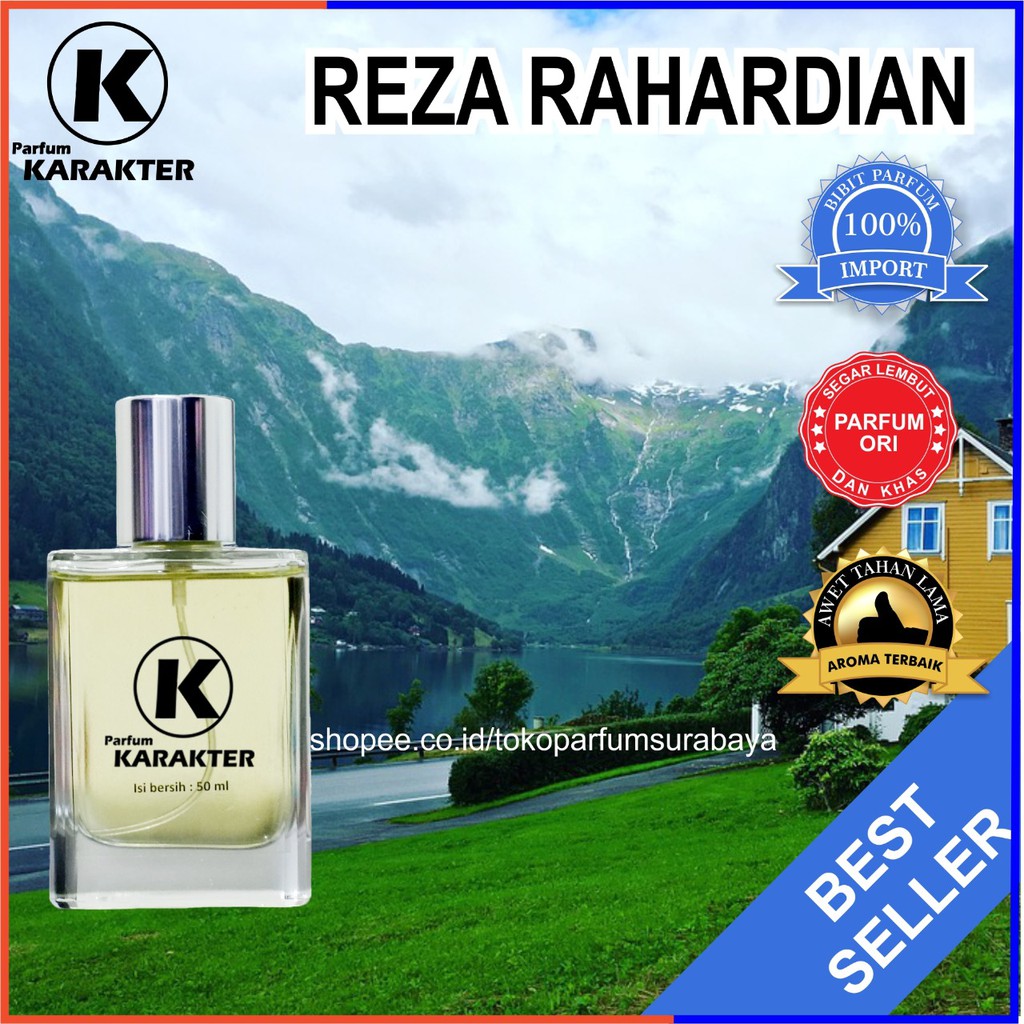 Bisa Cod | Parfum Cowok Reza Rahardian  Bibit Parfum Import Wangi &amp; Tahan Lama  kemasan 30ml