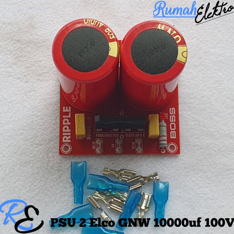 Kit PSU 2 Elco GNW 10000uf 100V Dioda Sisir