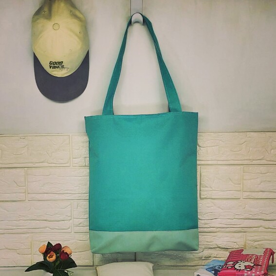 TOTE BAG KANVAS TOTEBAG WANITA TOTE BAG POLOS BISA CUSTOM SABLON CUSTOM MODEL TB 014