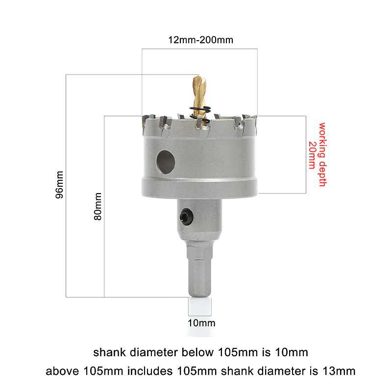 FatihShop Versery Mata Bor Hole Saw Drill Bit Carbide Cobalt Steel - WJ-651