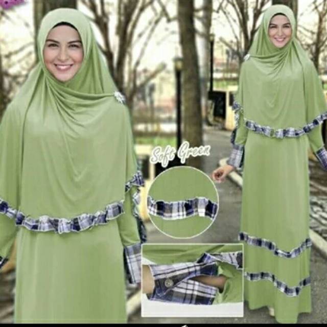 Gamis syari + bergo