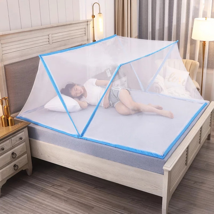 Kelambu Kotak lipat Ukuran 160x190cm/Kelambu tidur anti nyamuk Mosquito Net New Model