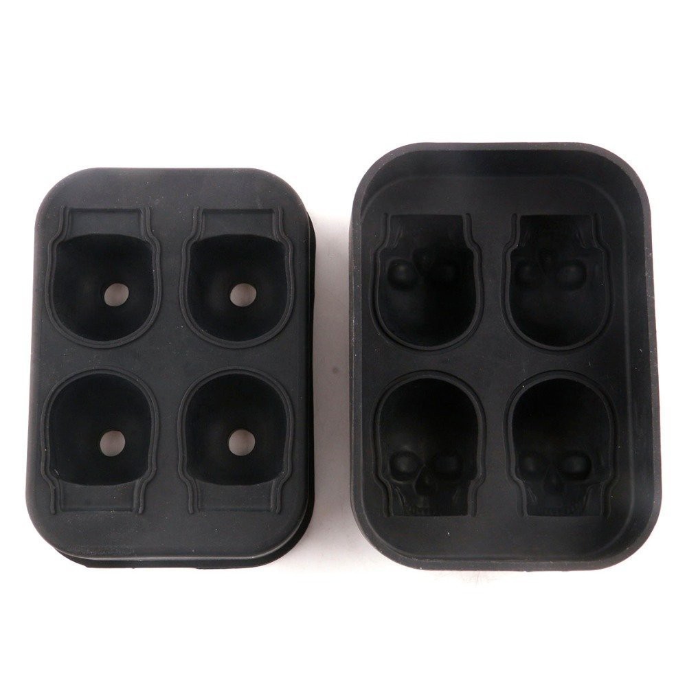 Mall Cetakan Es Batu Model Skull - SL000K142 - Black jnp