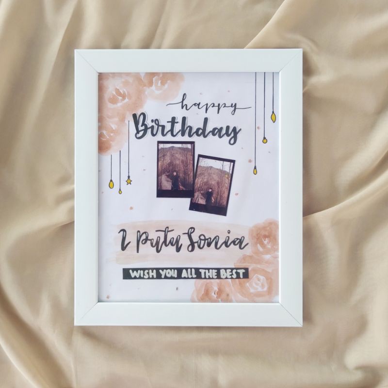 Gift Hand Lettering FRAME 5R