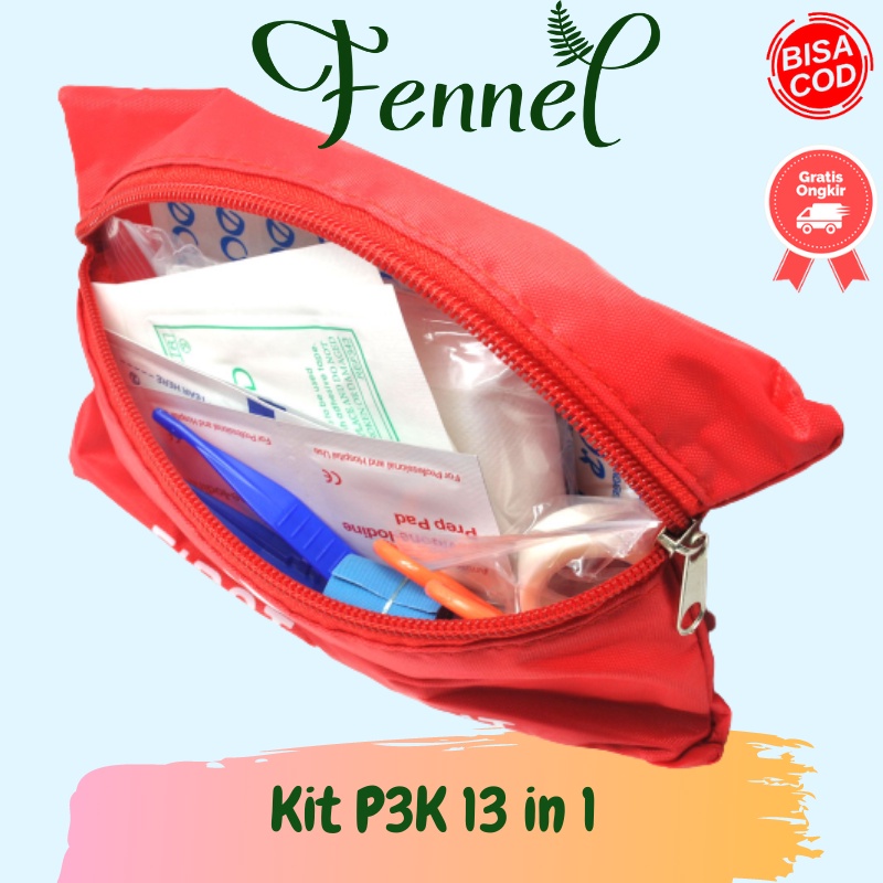 Perlengkapan Outdoor First Aid Kit P3K 13 in 1 SW5002