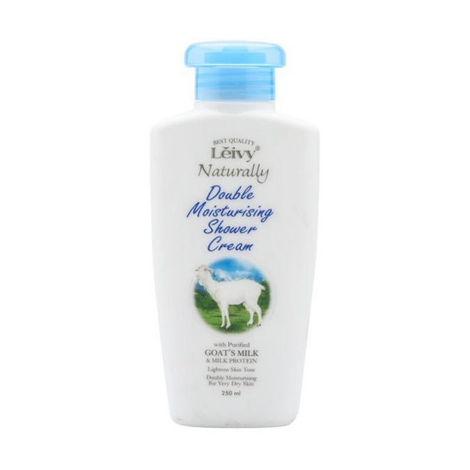 (INEED) Leivy Shower Cream Goats Milk - 250ml BOTOL