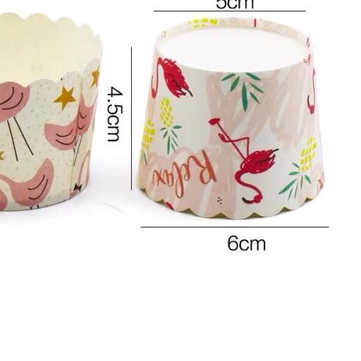 ❀ Cupcake kertas papercup muffin cupcakes tahan panas motif strawbery ✸