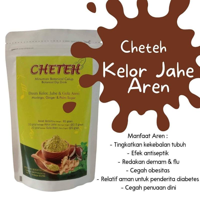 

Teh daun kelor jahe