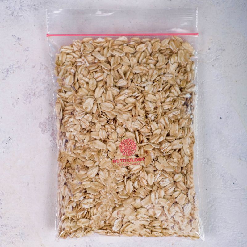 Rolled Oat Wholegrain Gandum Utuh Kasar 100 Gr Natural Premium Alami