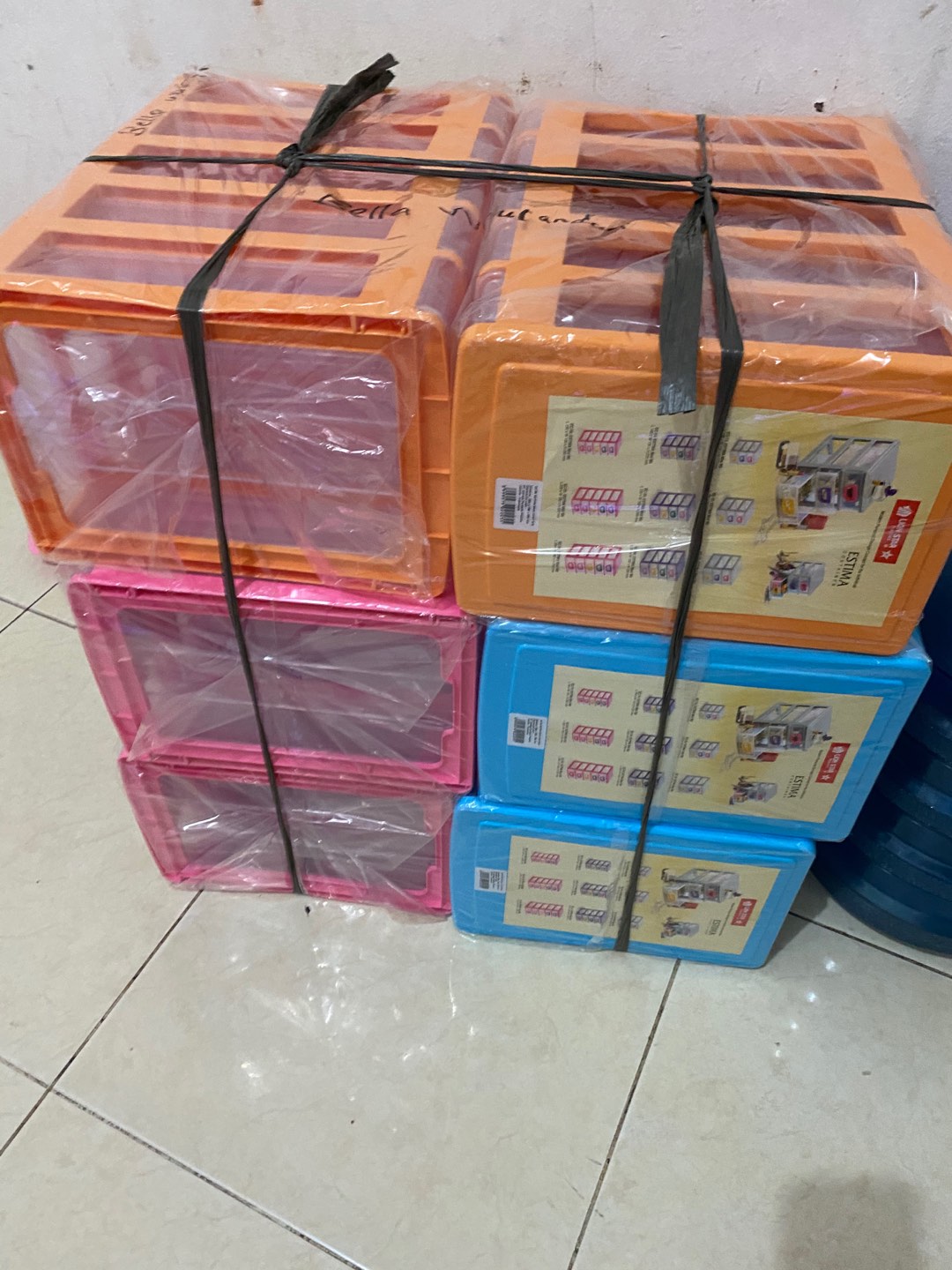 Estima Maxi Container M5 Ec-35 Lion Star Laci Plastik Kecil Susun 5