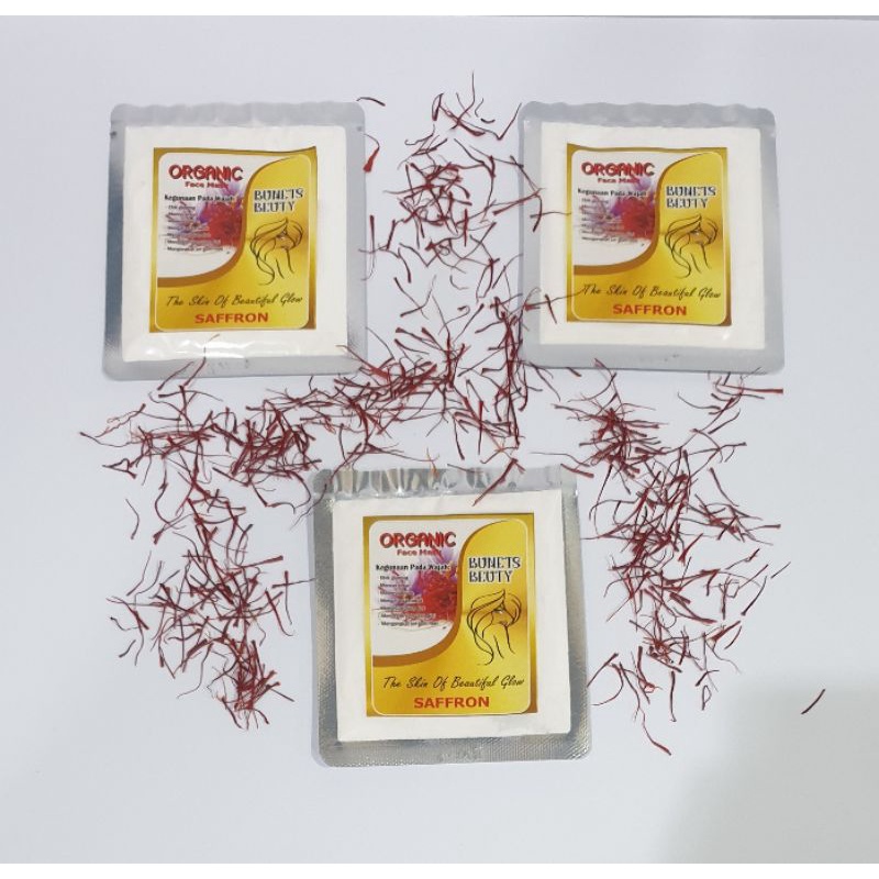 VIRAL MASKER WAJAH SAFFRON ORGANIC ORIGINAL PEMUTIH WAJAH