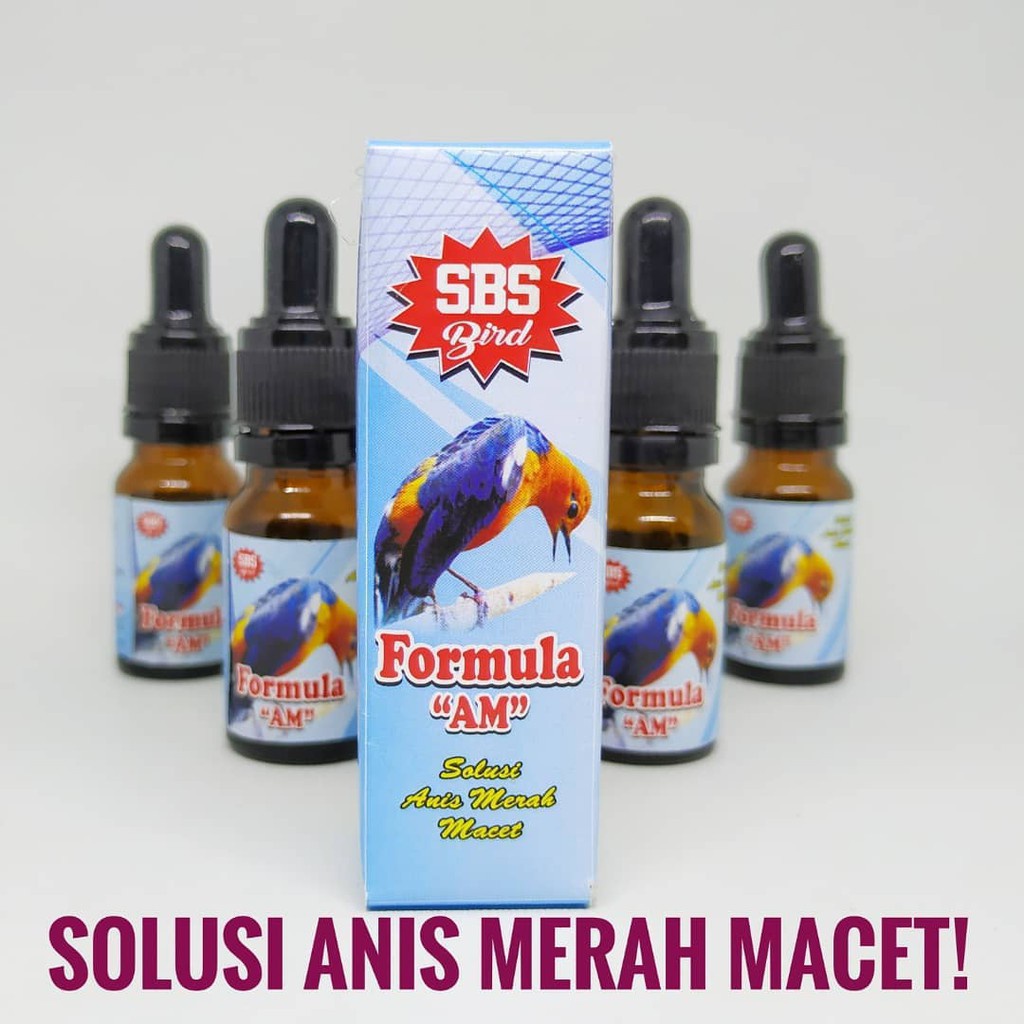 SOLUSI ANIS MERAH MACET BUNYI Formula Doping Burung Anis Merah Lomba OPEN RESELLER RAMUAN Formula AM