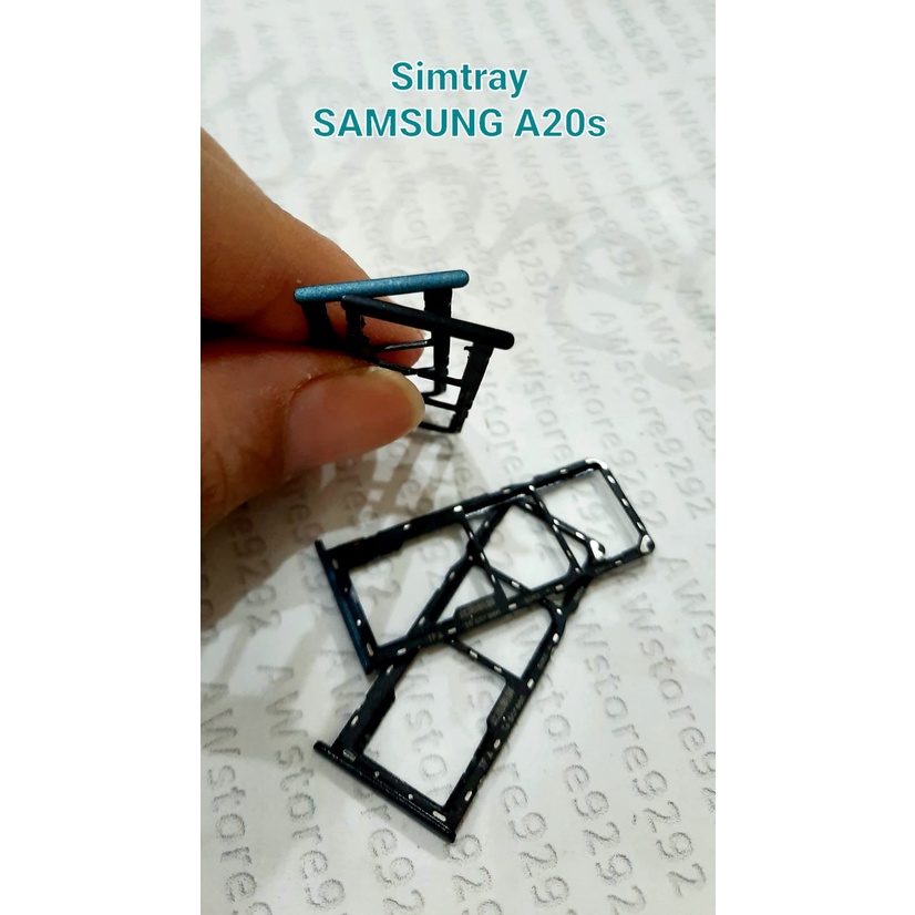 Slot Tempat Dudukan Kartu Simcard Sim card Lock Simtray Sim Tray SAMSUNG A20s A207