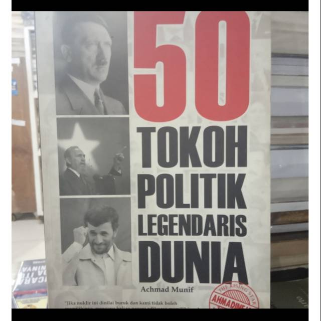 

BUKU 50 TOKOH POLITIK LEGENDARIS DUNIA