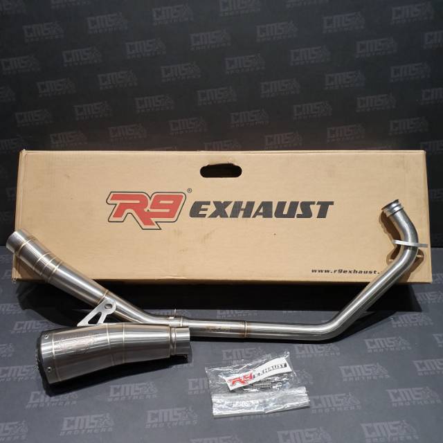 Knalpot R9 GP Stainless SS Honda Cb150 All New Cb150 Cbr150 k45 K46g Original