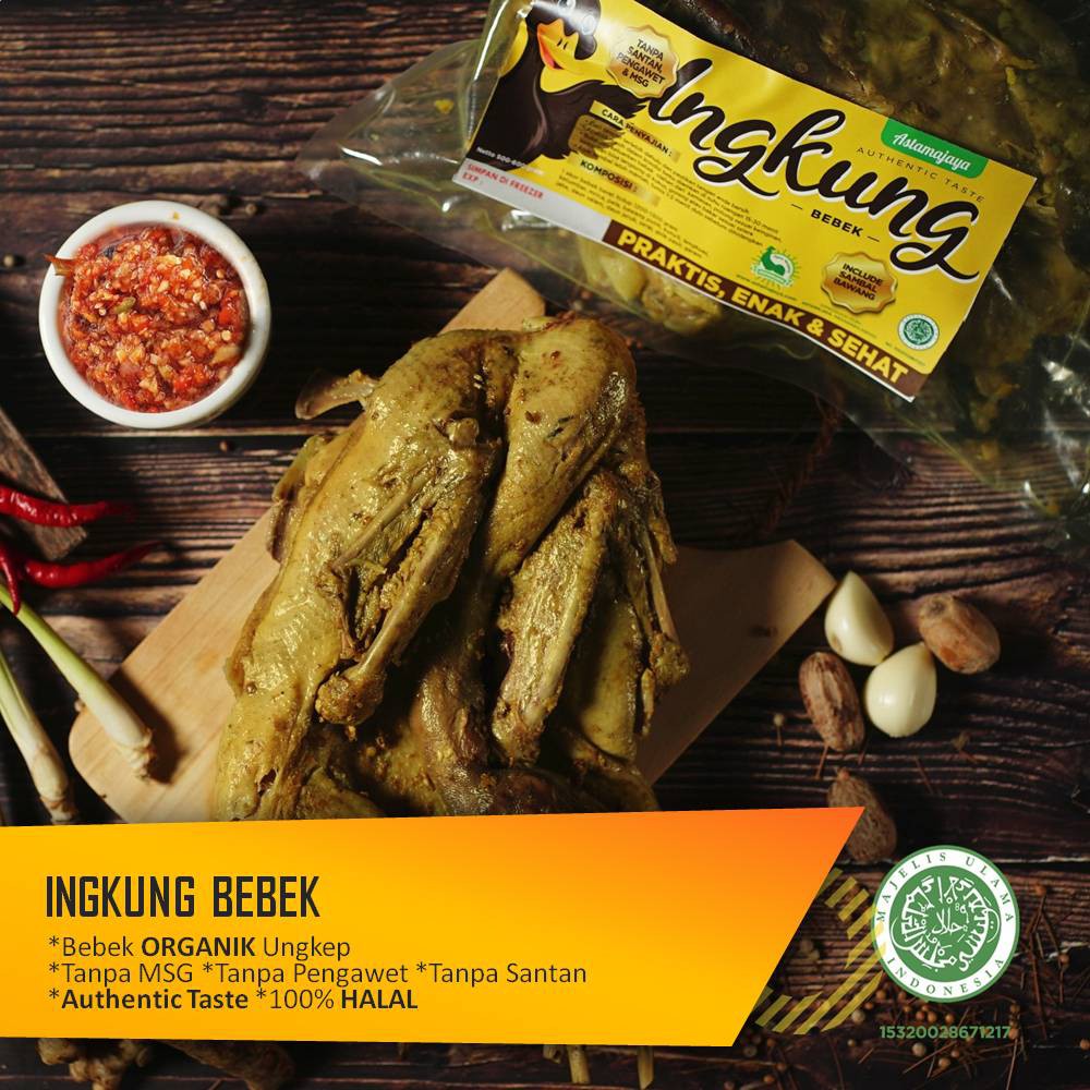 

Bebek lokal ORGANIK Ungkep