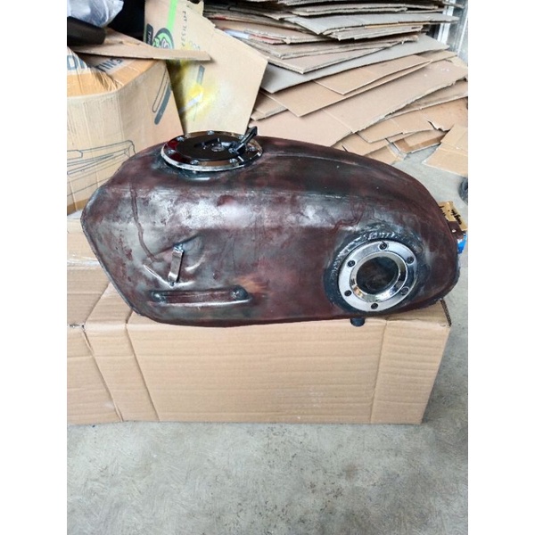 tangki cb glatik plat DRUM aquarium kanan kiri tutup ninja