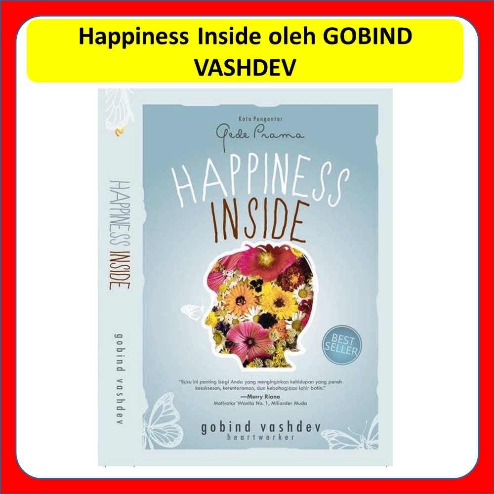 SPECIAL Buku | Happiness Inside oleh Gobind Vashdev TERLARIS