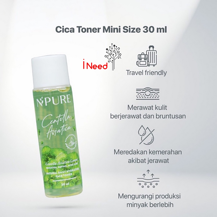 (INEED) NPURE Face Toner Centella Asiatica 30ml / 150ml - Cica Series