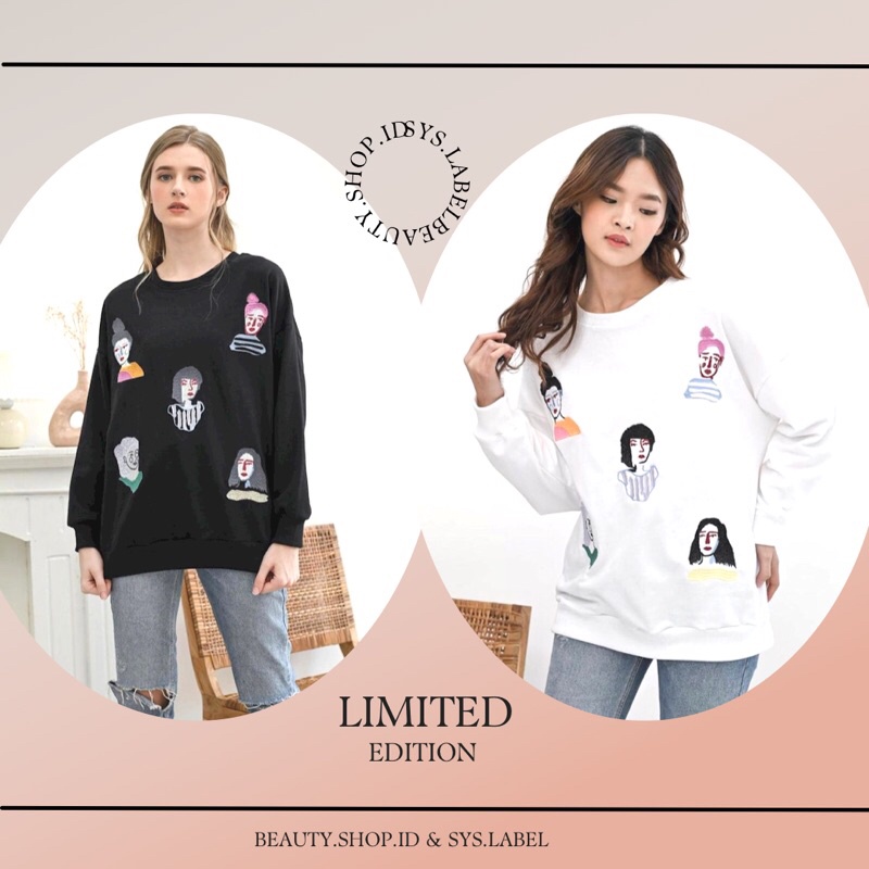 [IMPORT] Sweater Zra Oversize - Sweater Jumbo - Sweater Wanita - Sweater Premium