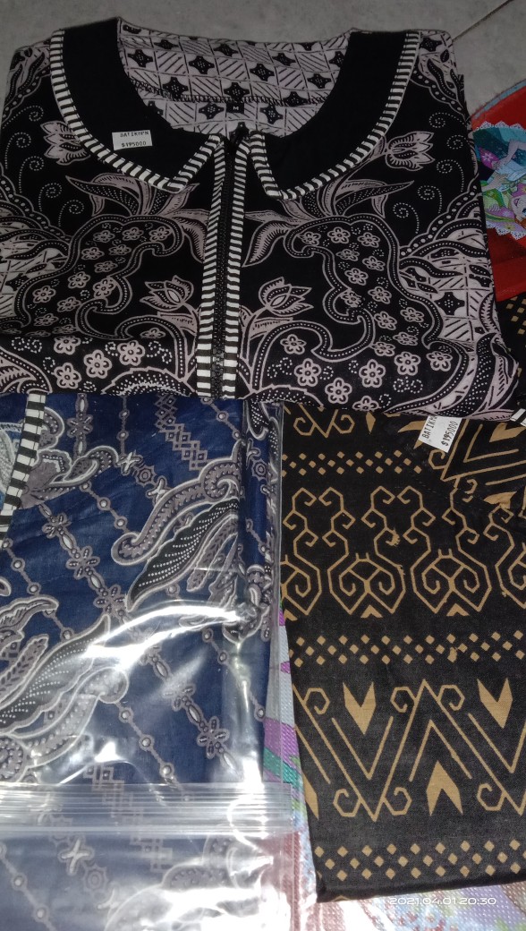 Atasan Batik Dolby Dolbi Dobby Doby Tenun Sutra Tulis Halus Katun Tunik Batik