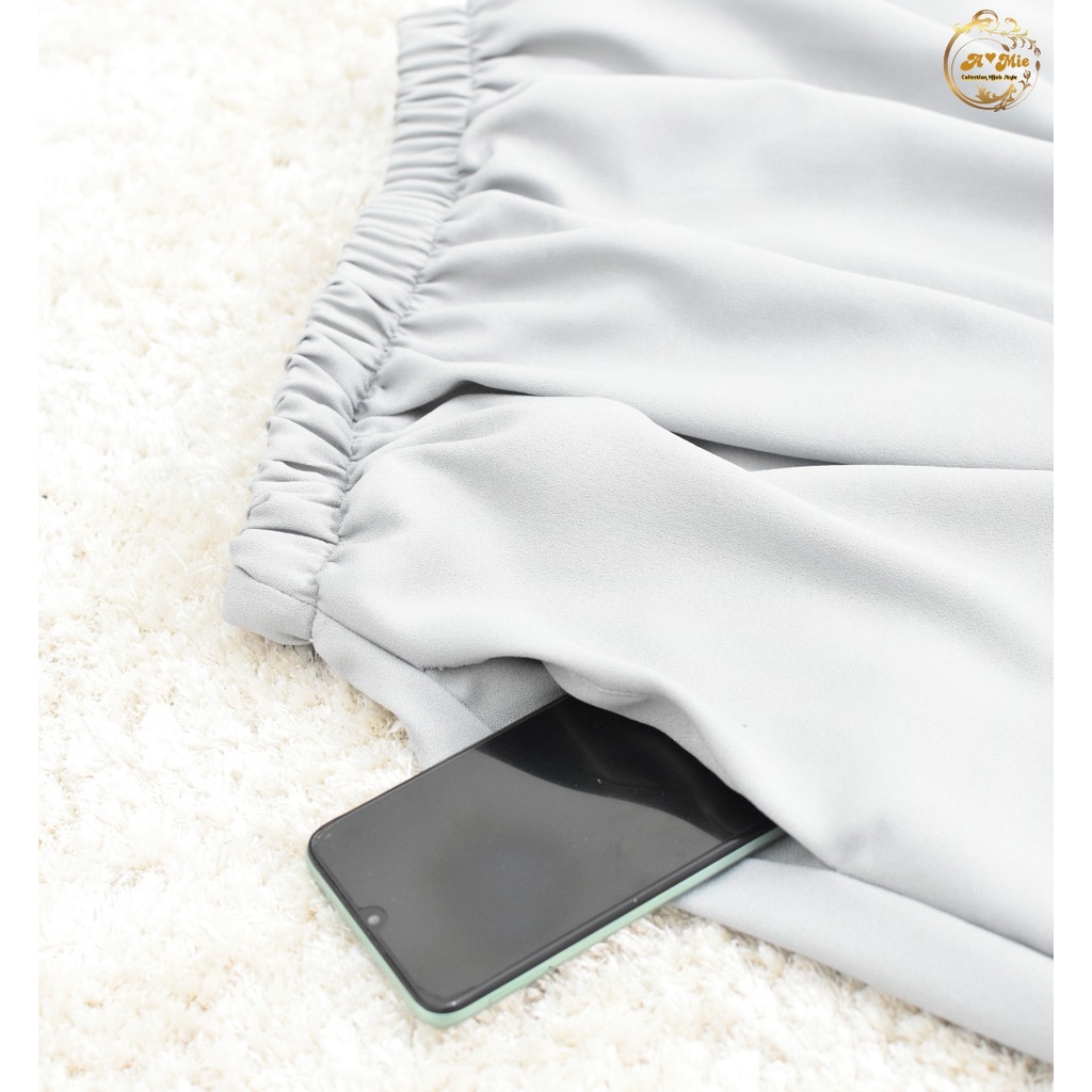 Kaila Set Grey | Baju Muslim Remaja Terkini | Tunik + Rok Semi Span | Gamis Muslimah Terbaru | OOTD Hijab | Baju Wanita | Abaya Polos | OOTD Korean Style | Casual | Dress Korea | Gamis Remaja Terbaru | Termurah | Terlaris | Dress Kondangan |OOTD Kondangan-5