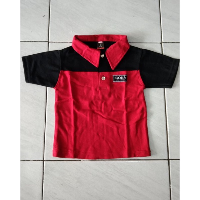 kaos kerah anak nevada