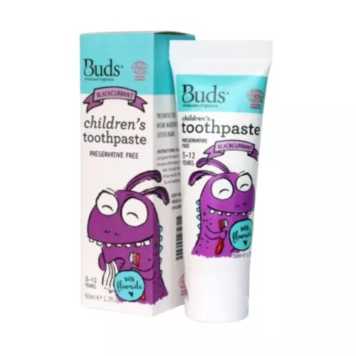 Organic Buds Organic Children Toothpaste Blackcurrant