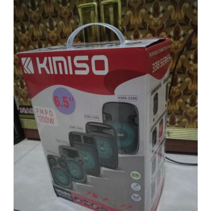 ( COD ) Speaker KIMISO PORTABEL FREE Mic/ Speaker KIMISO bluetooth