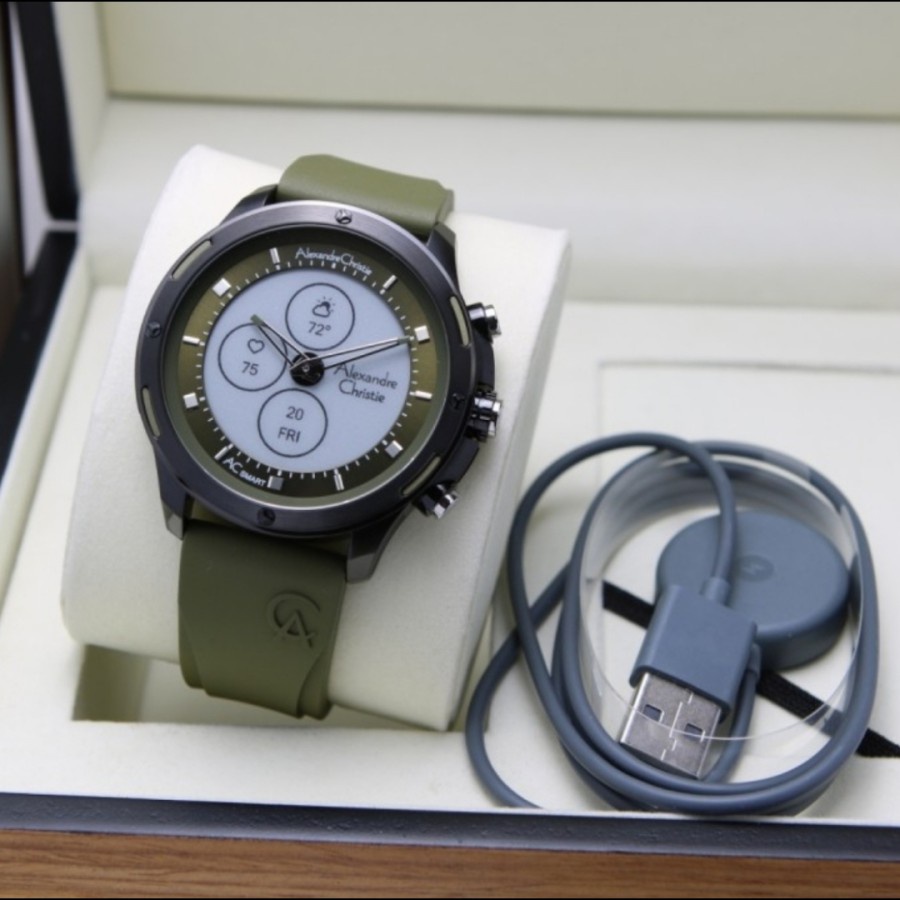 Original Jam Tangan Smartwatch Alexandre Christie Ac S002 MF Hybrid Stainless Premium Kekinian