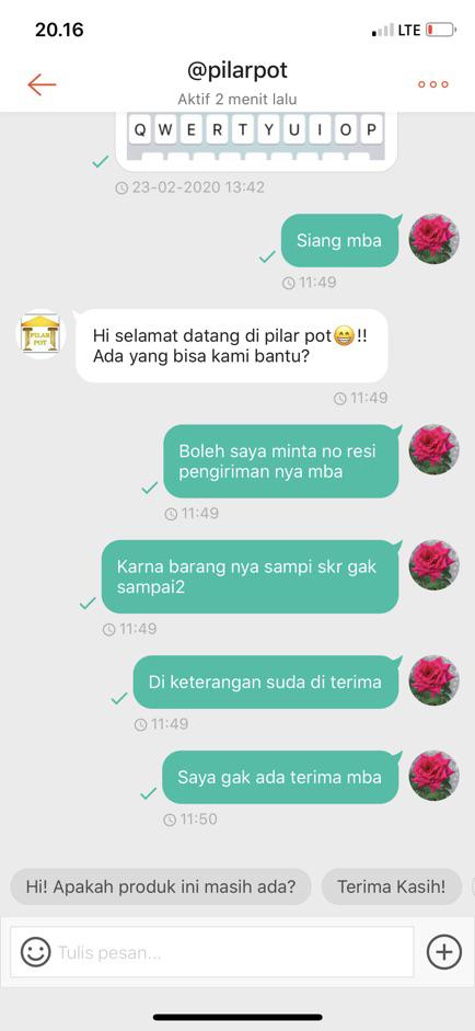 Pot Bunga Shallom Putih Motif Kayu 28cm