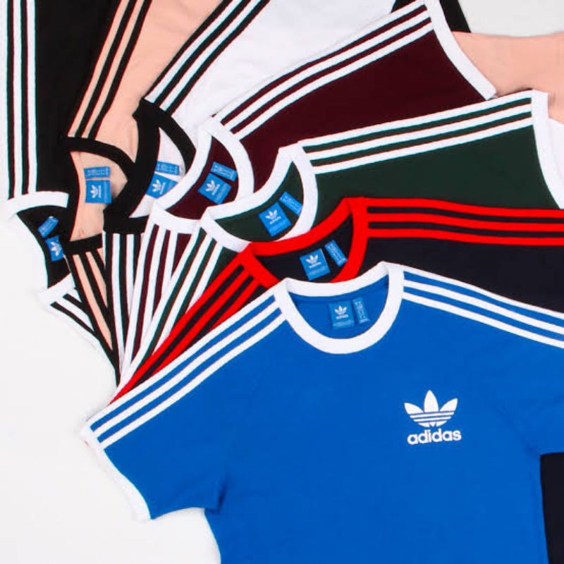 TEE KAOS BAJU ADIDAS CLFN 3 STRIPES