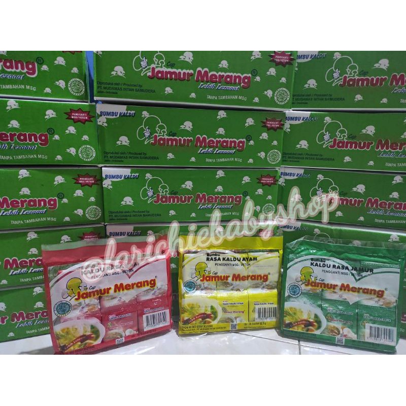 kaldu jamur merang 3gr tanpa MSG sachet harga per SACHET