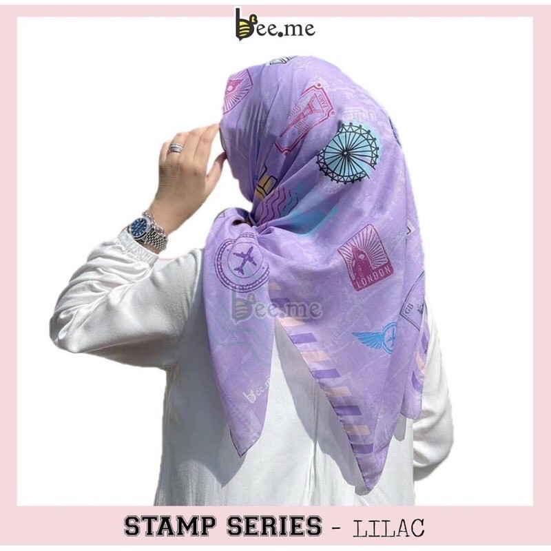BEE ME STAMP SERIES | HIJAB VOAL SEGI EMPAT