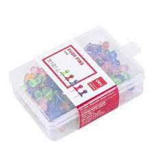 

gramedia surabaya - DELI TRANSPARENT PUSH PIN (ASSORTED) E003 - 206667248