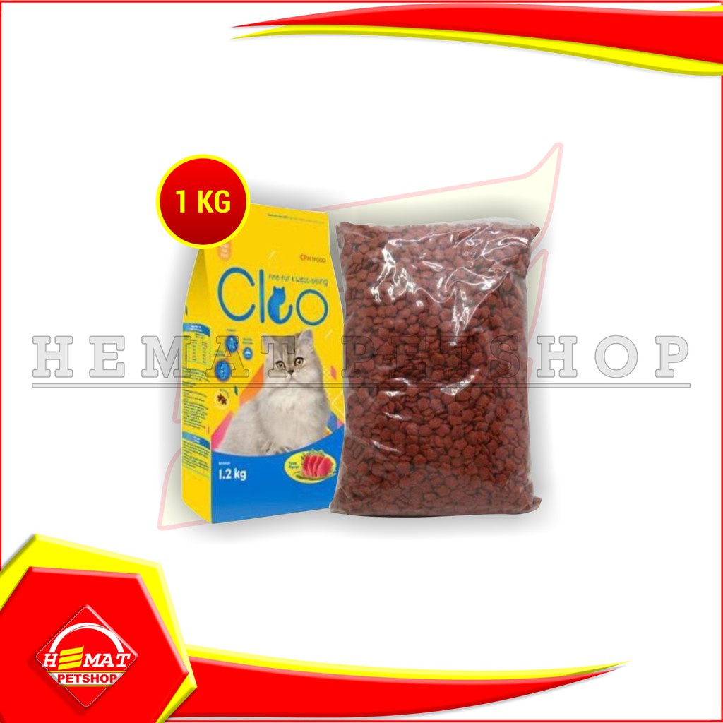 Cat Food CLEO repacking 1 kg makanan kucing repack 1kg - TUNA