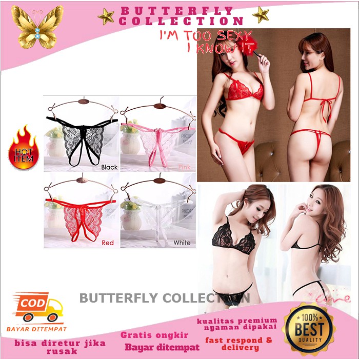 GS.4045R.NO.- COPYRIGHT FROM G string 1340.IX BY RED'S SECRET  lace panty thong panties BF113