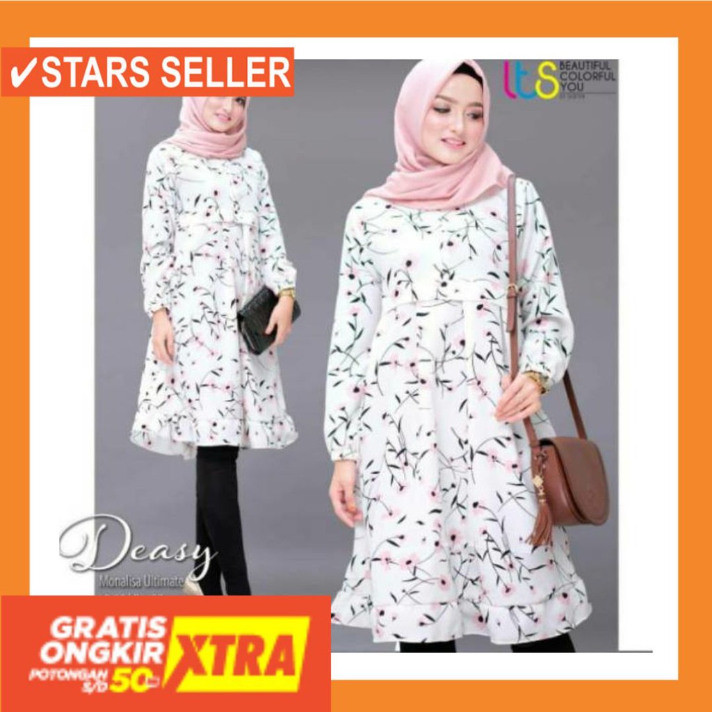 PAKAIAN MUSLIM TERBAIK PALING ANAK ORANG TUA PINK MURAH / Kirana Tunik Tunikmurah Atasanwanita