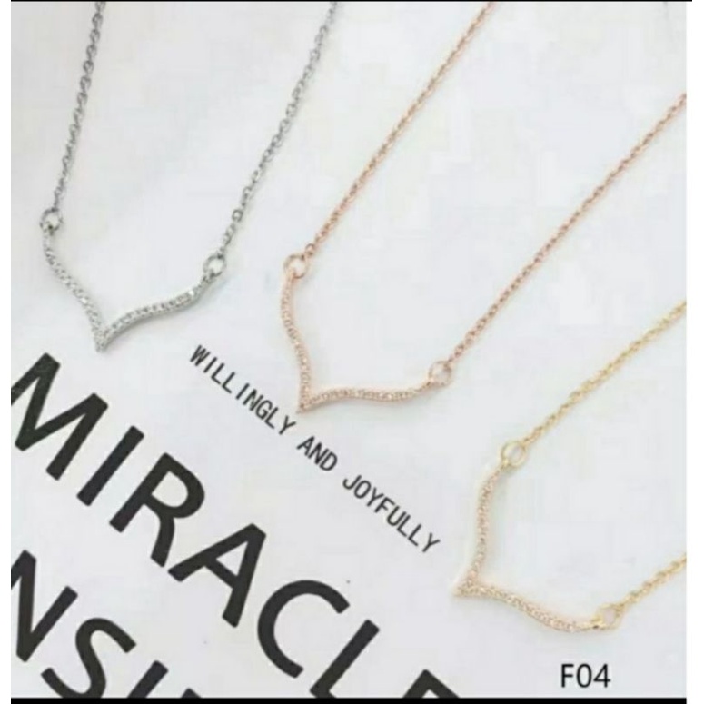 kalung Fuji termurah/kalung viral titanium asli / kalung terlaris