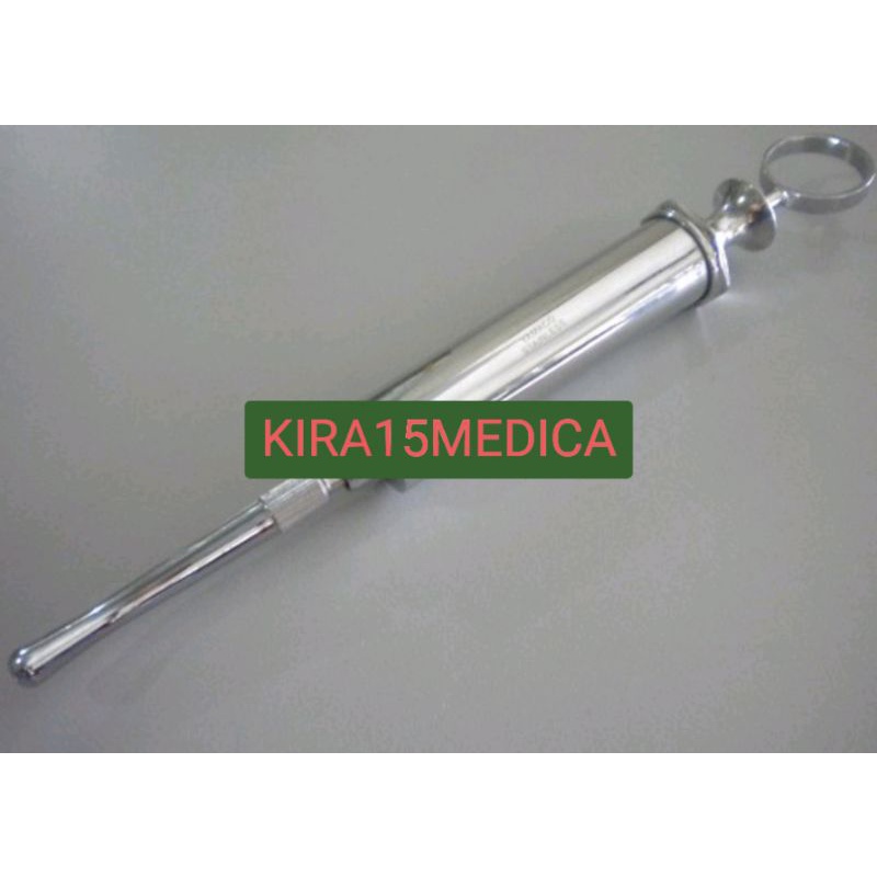 Spuit Gliserin Glycerin Syringe stainless stell