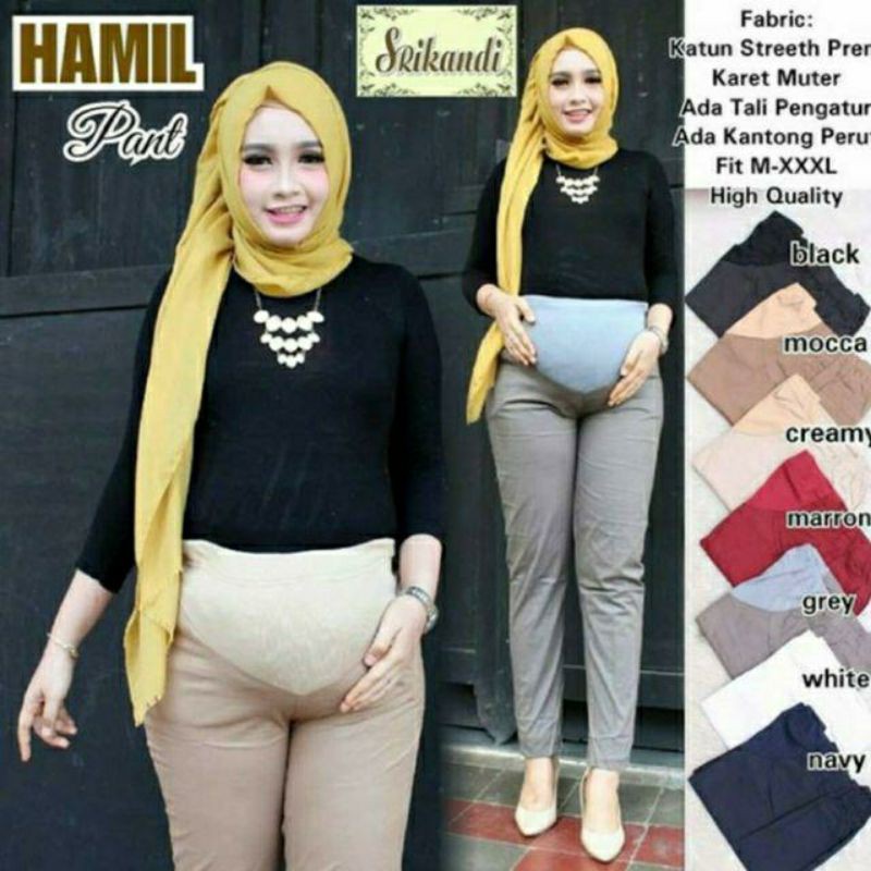 CELANA HAMIL KERJA / CELANA KERJA IBU HAMIL / CELANA KERJA HAMIL TERLARIS